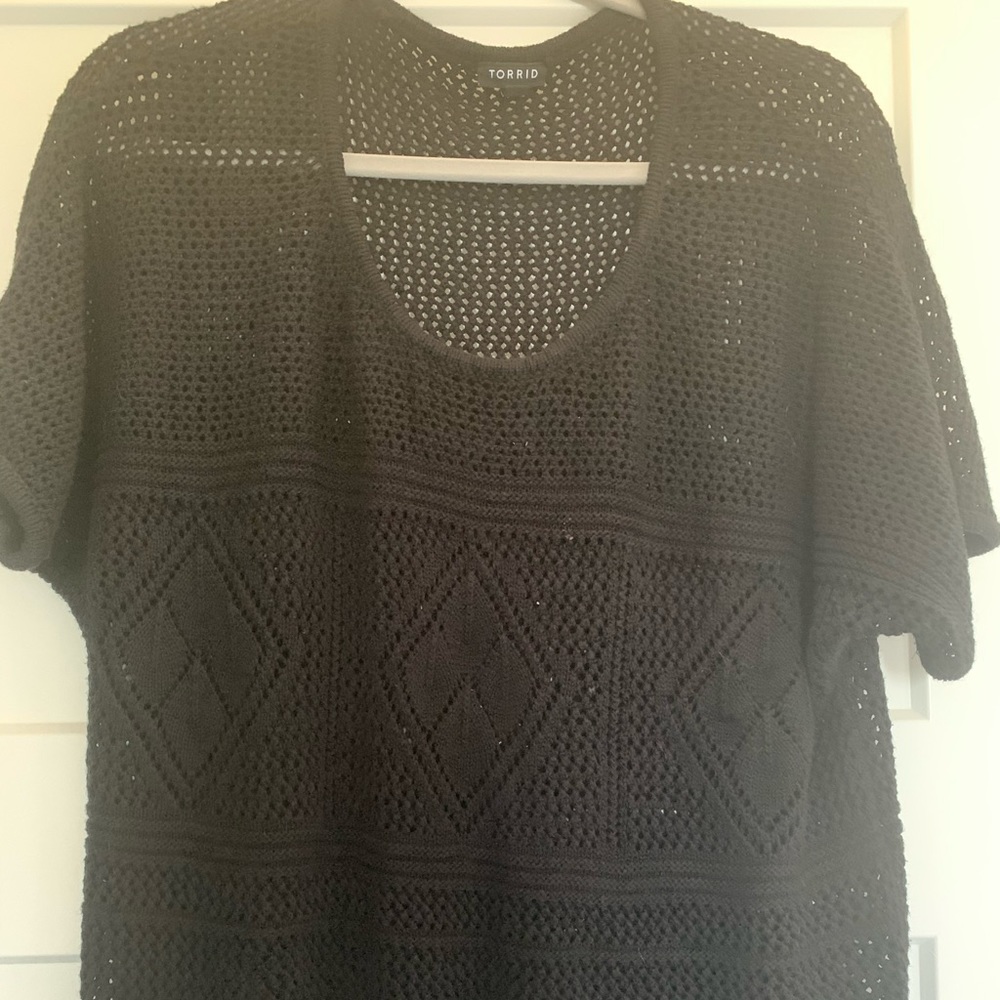 Torrid Short Sleeved Sweater - Size 0